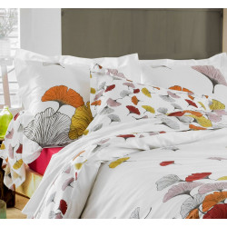 GINKGO Rose Parure de lit Percale de coton - Tradilinge