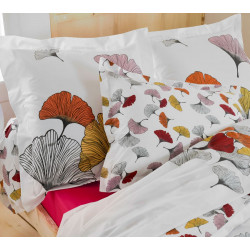 GINKGO Rose Parure de lit Percale de coton - Tradilinge