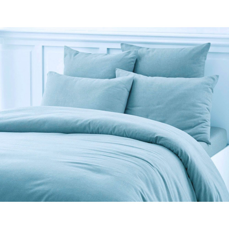 Taie d'oreiller Flanelle Unie - Mat