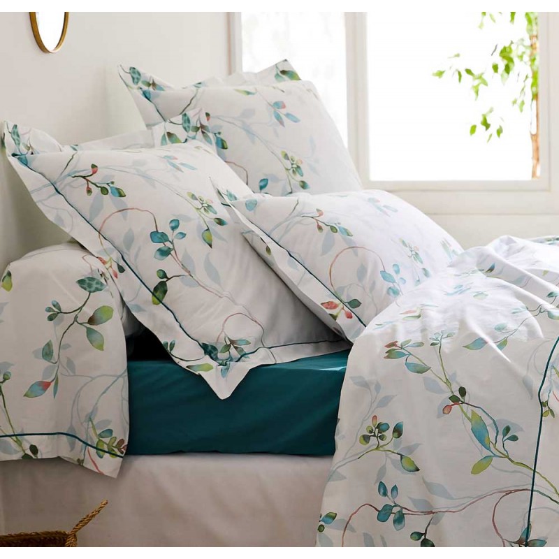 FLANER Jade Parure de lit Percale de coton - Tradilinge ...