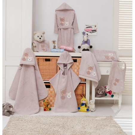 JOHN & MIMIE Linge de bain brodé - Sensei