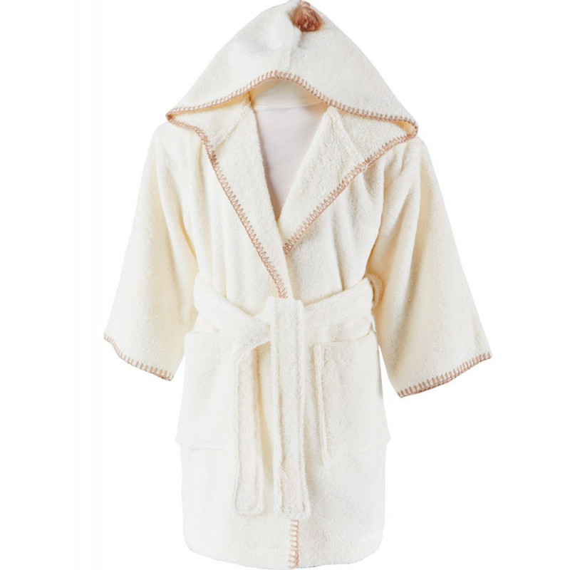 FUNDY Bio Ecru Linge de bain brodé - Sensei