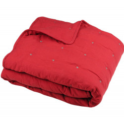 HONORINE Plaid façon Edredon 100 % polyester  - Stof