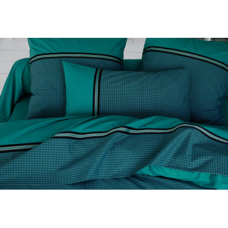 GUSTAV Taie d'oreiller et de traversin Percale de coton - Tradilinge