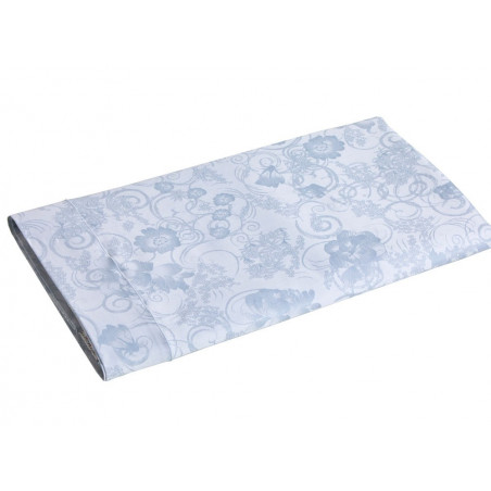 HESPERIDE Porcelaine Drap plat Satin de coton - Blanc des Vosges