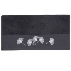 GINKGO Éponge brodée 550g/m² 100% coton peigné - Sensei