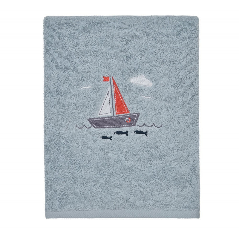 MON PETIT BATEAU Linge de bain brodé - Sensei