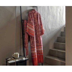 PIAZZA DI SPAGNA ROSSO R1 Kimono - Bassetti Granfoulard