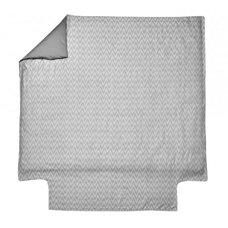 DÉCOR Anthracite Housse de couette Satin de coton - Sanderson