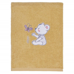 BABY BEAR Miel Linge de bain brodé - Sensei