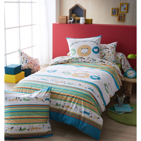 WOUAF drap literie 90 et taie d'oreiller - Tradilinge