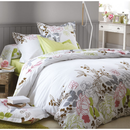 SCALI Parure de couette 140x200 en pur coton de TRADILINGE