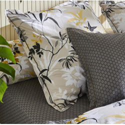 Asia Beige Parure de lit Percale de coton - Tradilinge