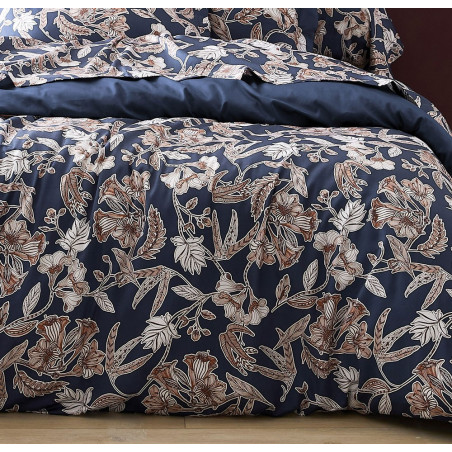 BOTANIC Nuit Housse de couette Satin de coton - Tradilinge