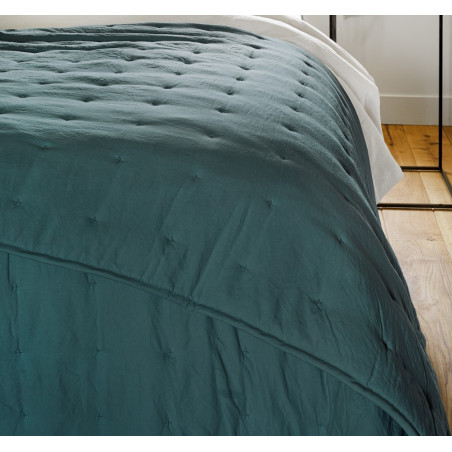 ANGKOR Couvre lit et Plaid matelassés - 5 coloris  - Toison d'Or