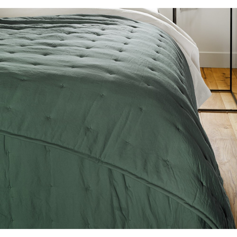 ANGKOR Couvre lit et Plaid matelassés - 5 coloris  - Toison d'Or