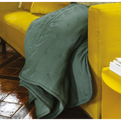 ANGKOR Couvre lit et Plaid matelassés - 5 coloris  - Toison d'Or