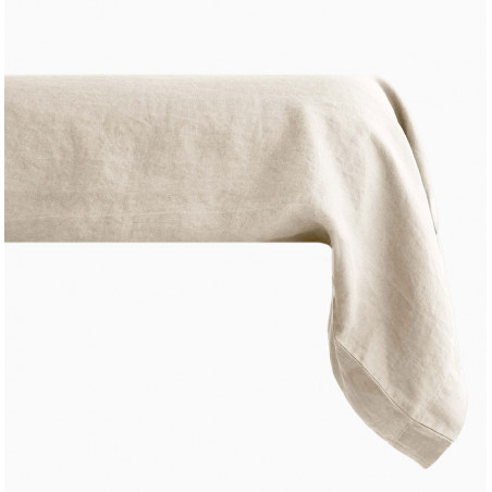 SONATE taie de traversin unie 100 % lin lavé - Vent du Sud