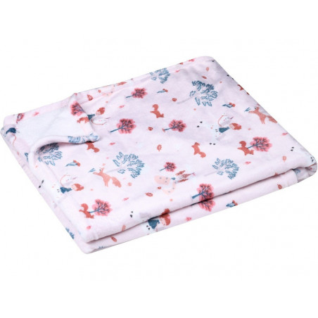 Cyrielle Plaid iprimé microfibre - Stof