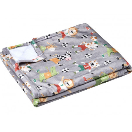 Maracana Plaid imprimé microfibre - Stof