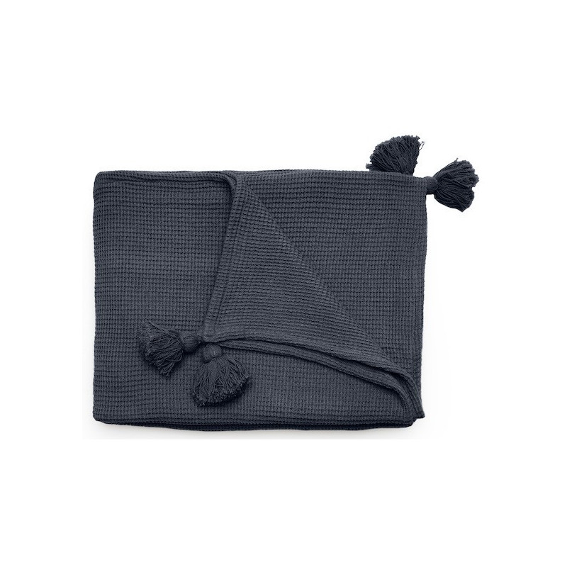 VIVACE Couvre lit et Plaid Nid d'abeille Coton Lavé - 7 coloris  - Vent du sud