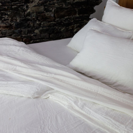 MILOS dap plat uni 100 % gaze de coton - Vent du Sud