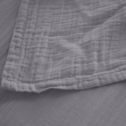 MILOS dap plat uni 100 % gaze de coton - Vent du Sud