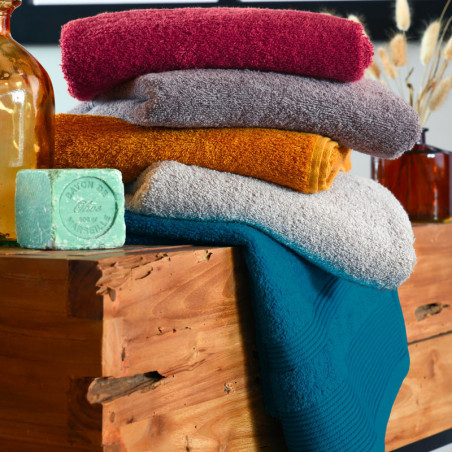 Lyla - lot éponge 4 pièces en 100% coton 500gr/m2 - Stof