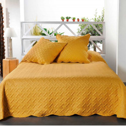 CALIFORNIE Couvre lit jacquard piqué - Linder - Linge Mat