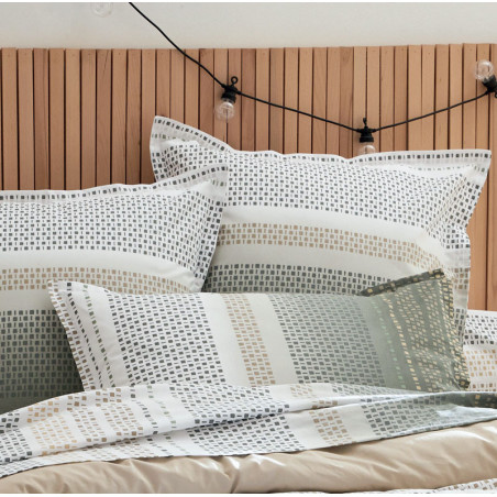 taie d'oreiller Niagara Kaki de tradilinge