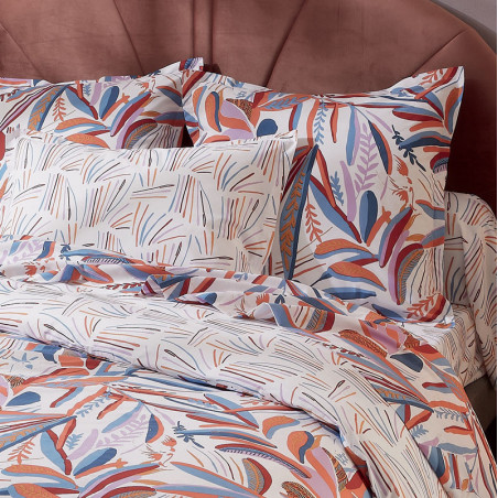 taie d'oreiller et de traversin perroquet Salsa de Tradilinge