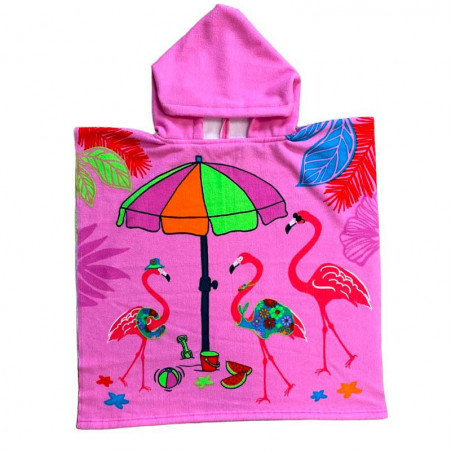 GIRLY Poncho enfant 60x120cm en Microfibre - 250g/m² - MAT