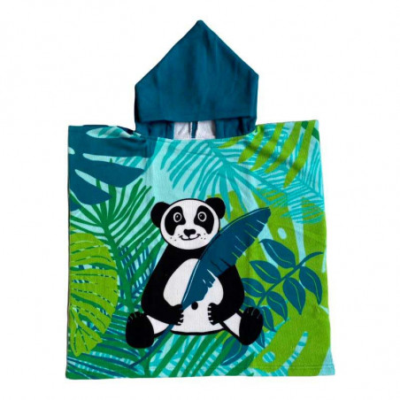 PANDA Poncho enfant 60x120cm en Microfibre - 250g/m² - MAT