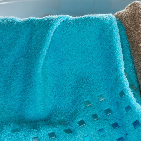 Pure brodée éponge 550 gr/m2 100% coton - Lasa Home