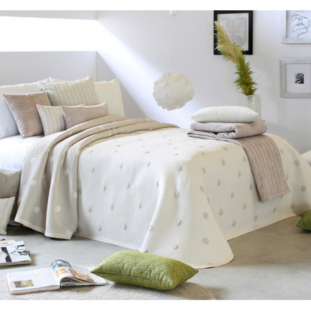 CULKIN Beige C.01 Couvre lit Jacquard de Reig Marti