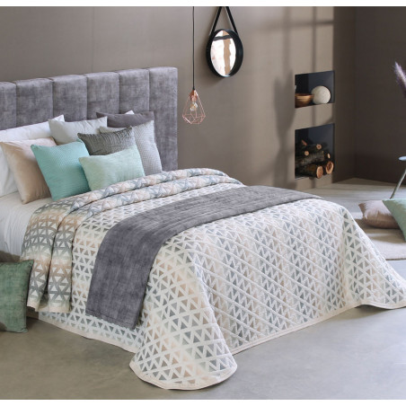 MURPHY Beige C.01 - Couvre lit Jacquard de Reig Marti