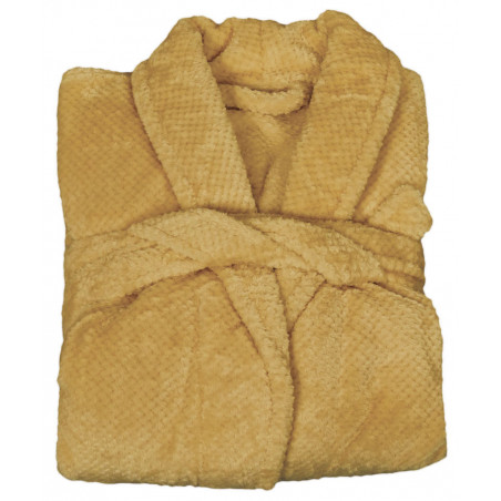 MAYA Peignoir d'intérieur micro-velours Gauffré - Vent du Sud