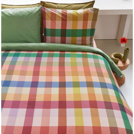 KILLIAN MULTI  Parure de couette en satin 100 % coton 110 fils /cm² - Bedding House