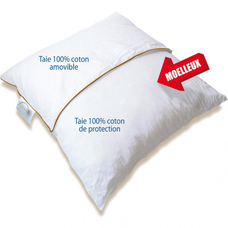 TRADIFLEUR oreillers et traversins mousse à mémoire de forme de Biotex