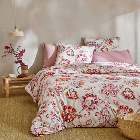 BOMBAY Zéphir Parure de couette en 100% coton - Linge Mat