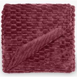 LEMMING Plaid Velours Jacquard 130x170 cm - Vent du Sud