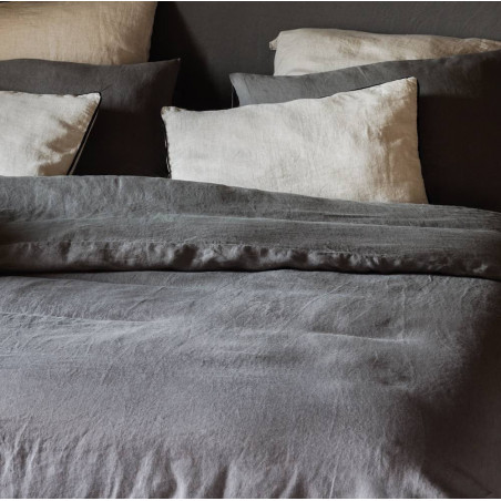 SONATE linge Uni 100 % lin lavé origine France - Vent du Sud