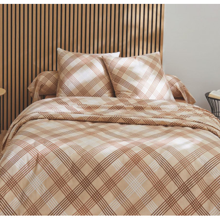 ARTHUR Parure de couette Flanelle 100 % coton - Tradilinge - Linge Mat