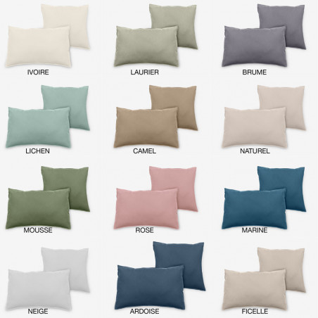 OPERA taie d'oreiller en Lin et Coton - de Vent du Sud