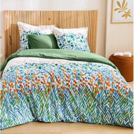 EVASION Vert Housse de couette  - Tradilinge