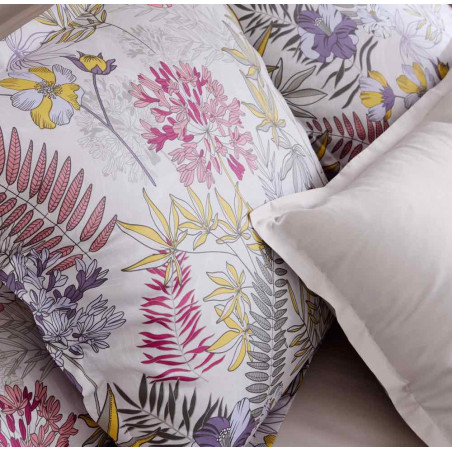 Anaïs perle Taie d'oreiller Satin de coton - Tradilinge - Linge Mat