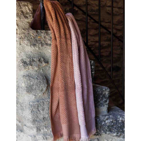 Thétys serviette 50x90 Jacquard 550 gr/m2 100% coton - Vent du sud