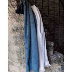 Thétys drap de douche 70x140 Jacquard 550 gr/m2 100% coton - Vent du sud