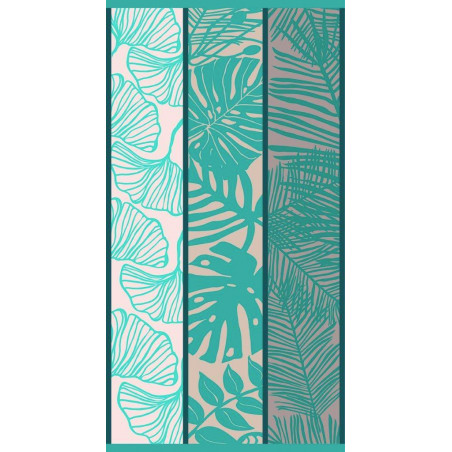 BENIJO drap de plage 100X175  Jacquard velours de LingeMat