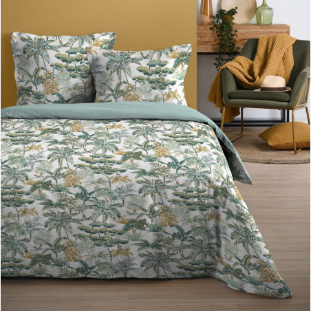 MAFATE Parure de couette et de drap en 100% coton - Stof